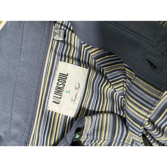 LinkSoul Striped Golf Polo The Peninsula Large - Picture 4 of 6